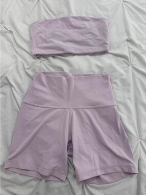 Light pink Aritzia SET   Bike Shorts 5”- Women's Activewear